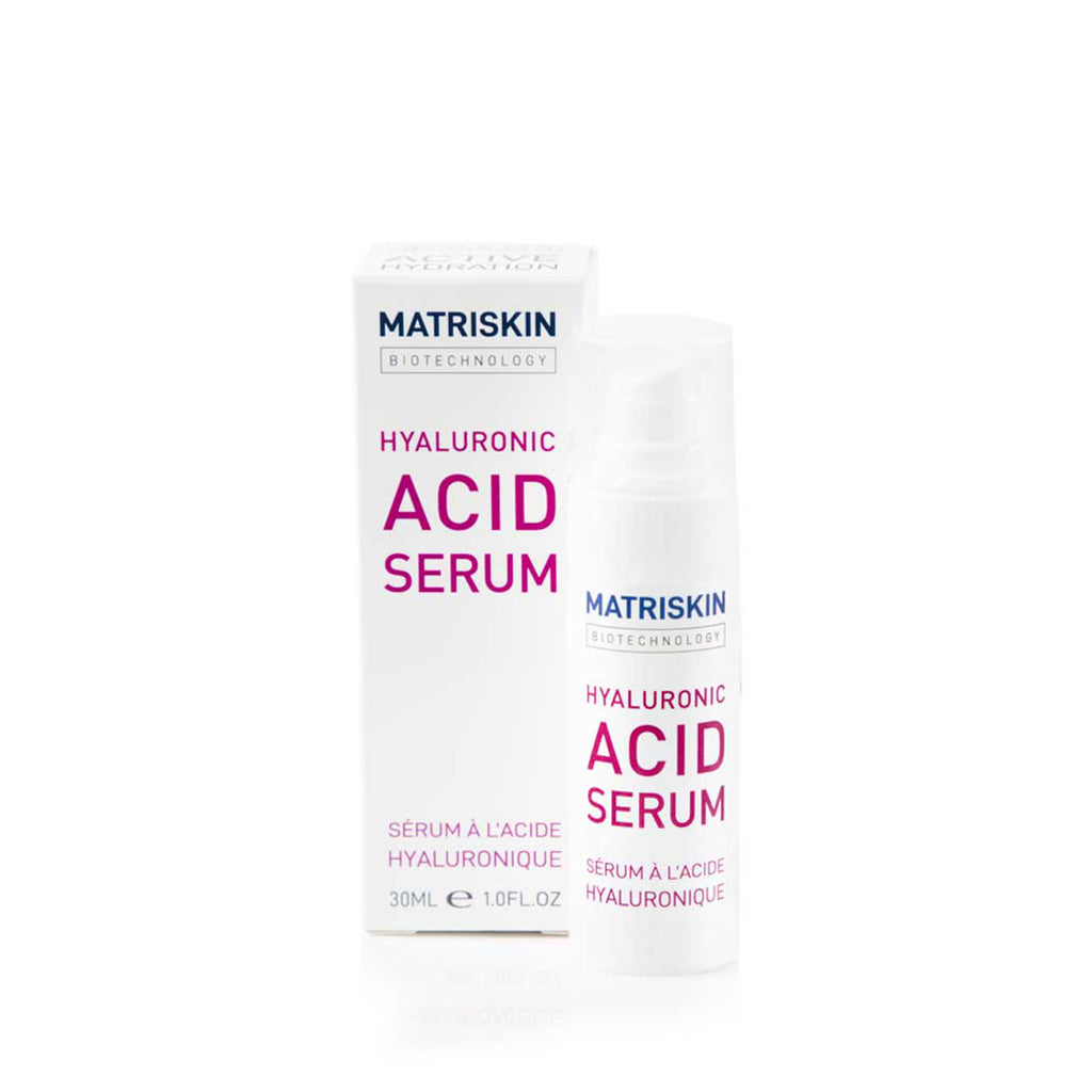 Matriskin Hyaluronic Acid Serum dual-action hydration and plumping formula
