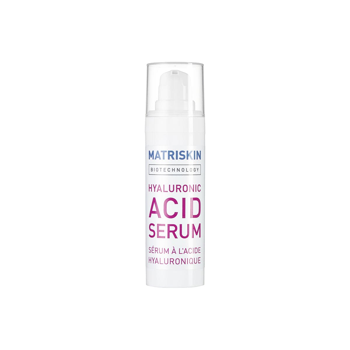 Matriskin Hyaluronic Acid Serum dual-action hydration and plumping formula
