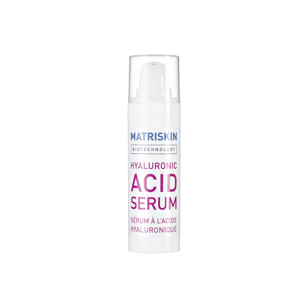 Matriskin Hyaluronic Acid Serum dual-action hydration and plumping formula
