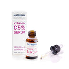 Matriskin Vitamin C 5% Serum used in a brightening skincare routine
